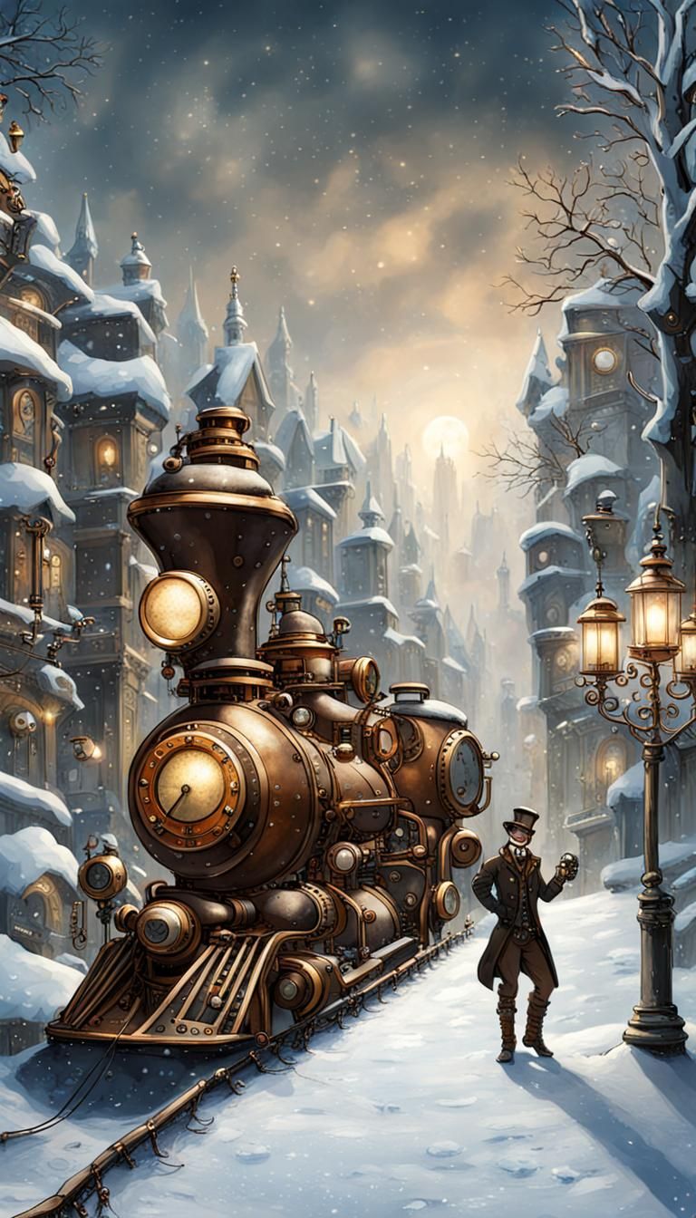 Steampunk Winter Wonderland: A Mechanical Fantasy