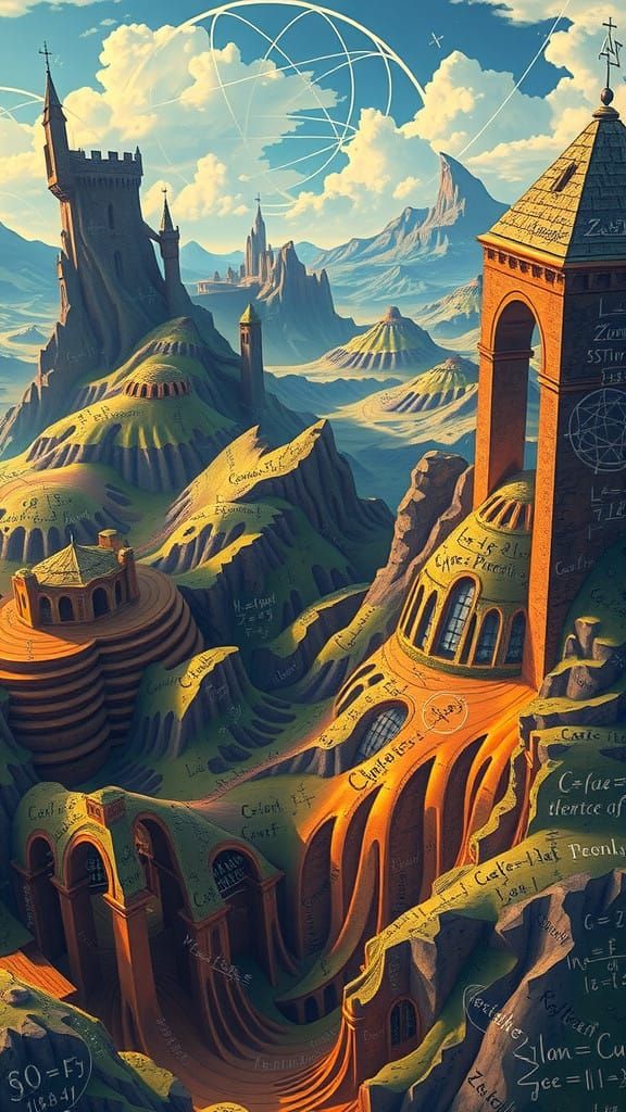 Ethereal Landscapes of Calculus and Geometry