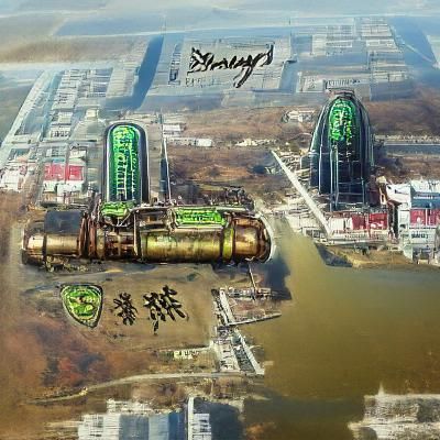 Fallout 4 Inspired Cityscape Concept Art