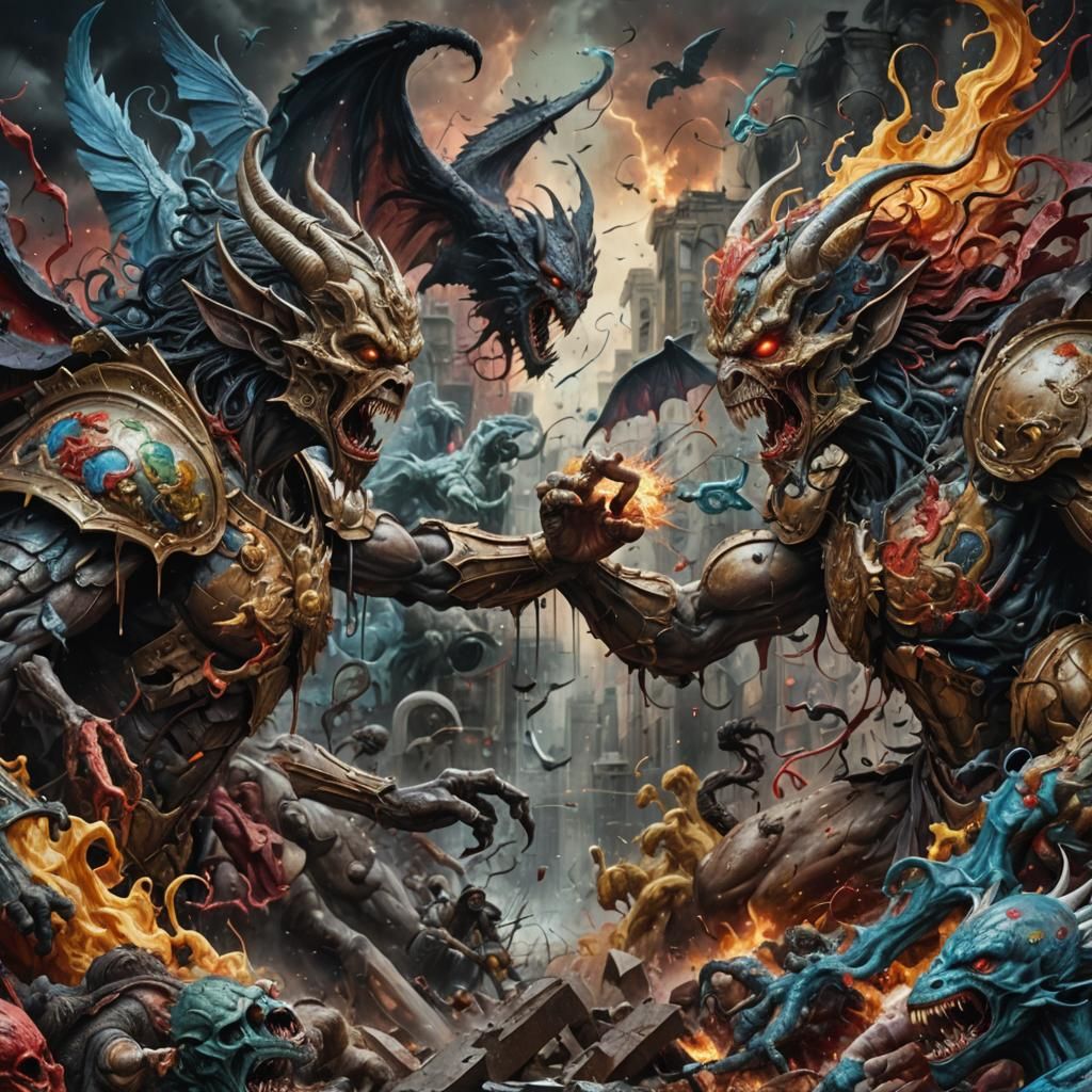 The Epic Battle of Good and Evil