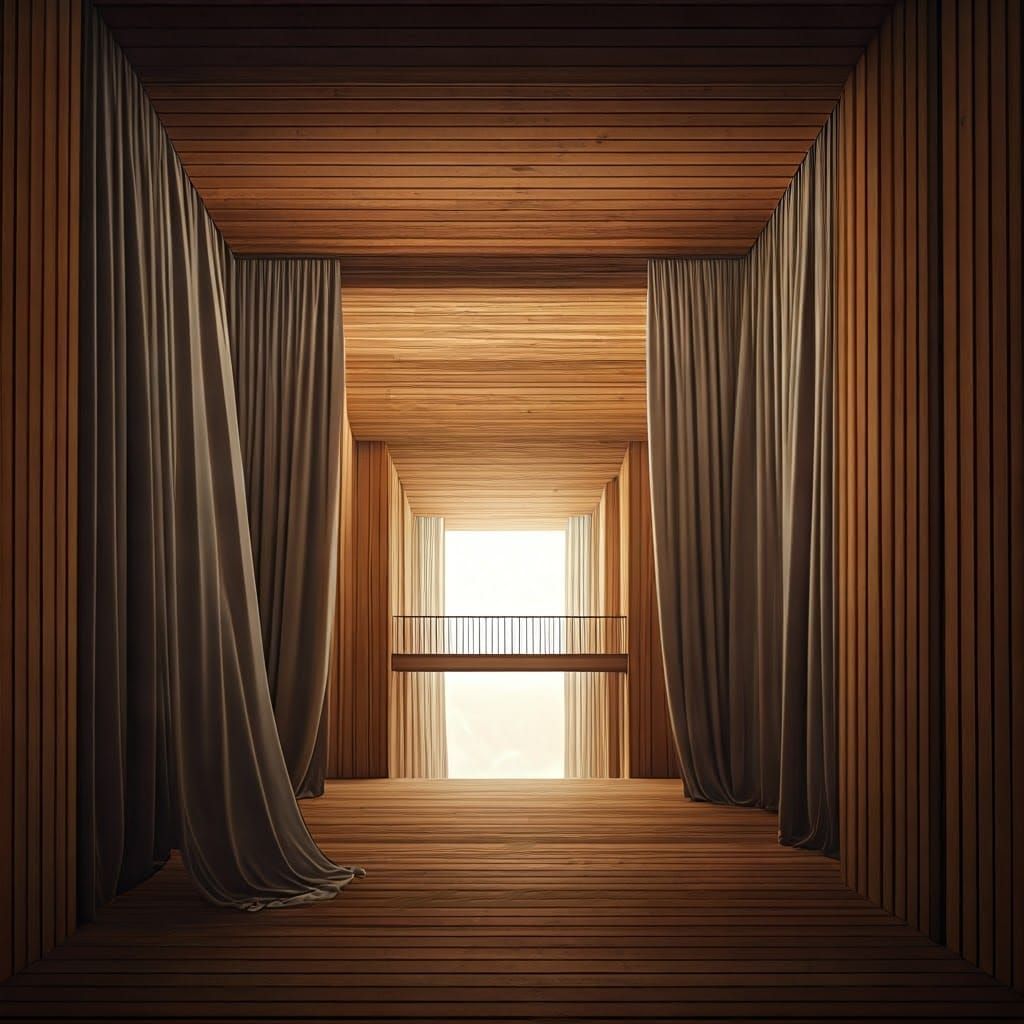 Contemporary Wooden Structure with Airy Lightness