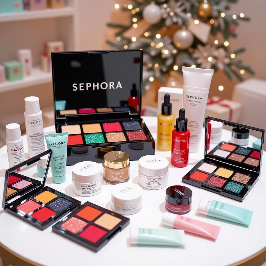 Luxury Sephora Kids Christmas Haul Display