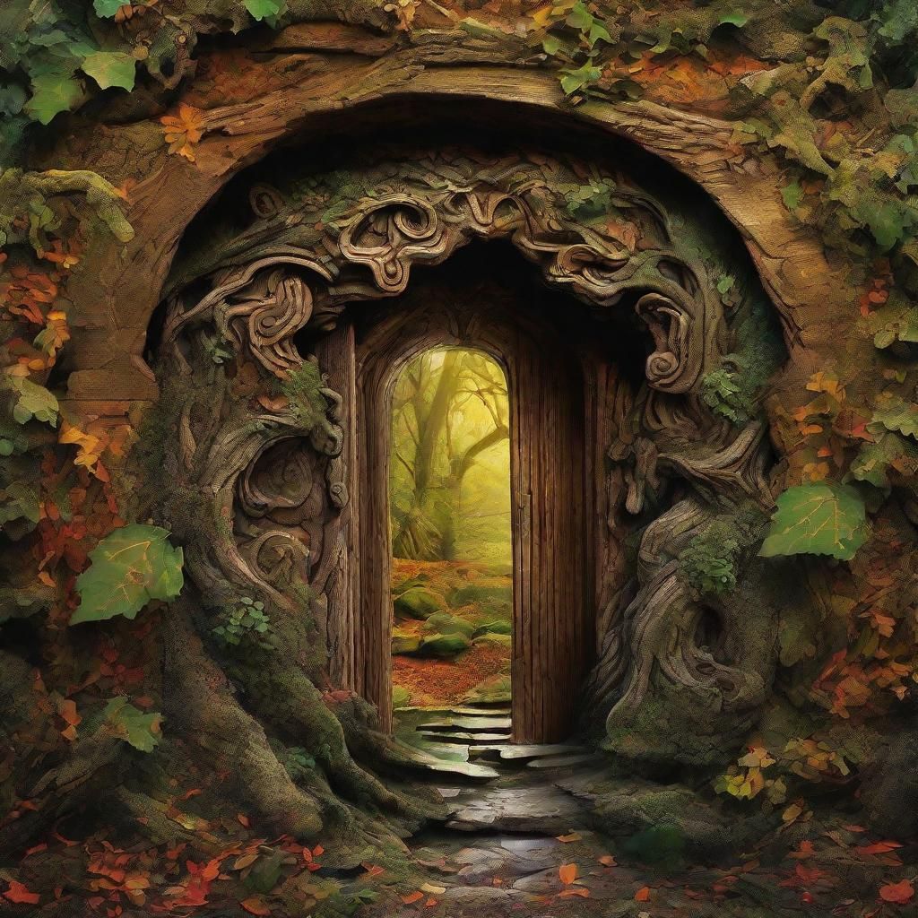 Keyhole to Cosmic Dimensions: Hyperrealistic Splash Art