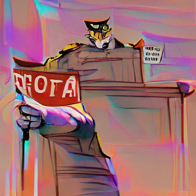 Lion in Savanna: Golden Age Illustration