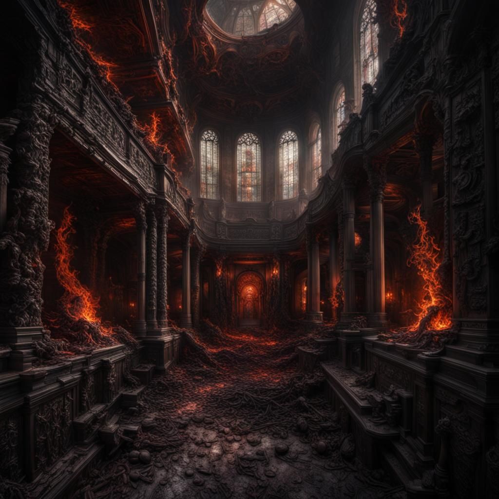 Hyperrealistic Image of Hell in High Definition