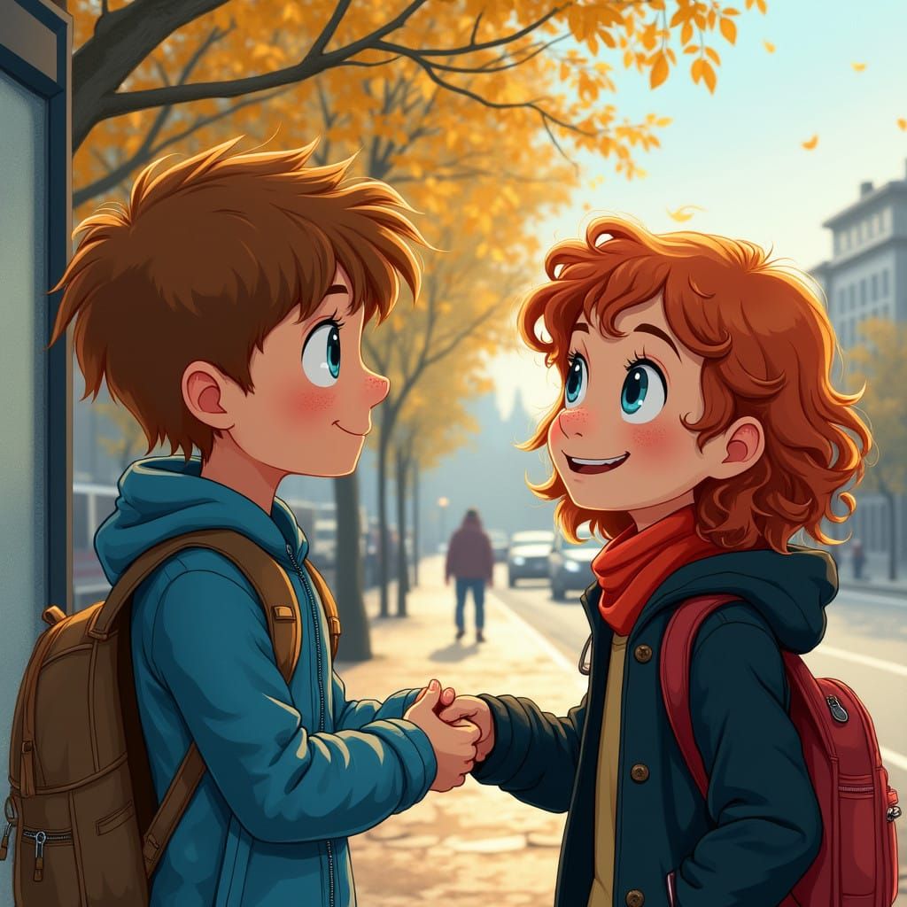 A Chance Encounter on a Crisp Autumn Evening