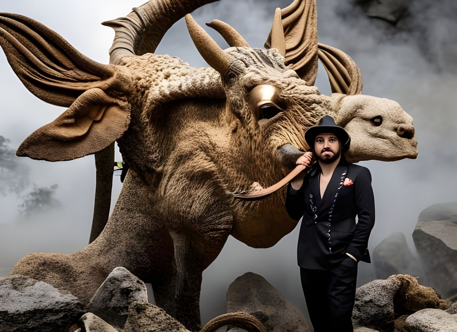 Surreal Restaurant with Bizarre Creature Cuisine