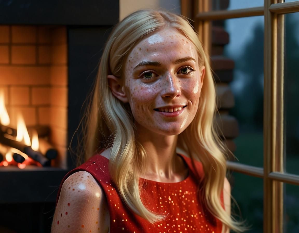 Ethereal Elf Portrait in Renaissance Style