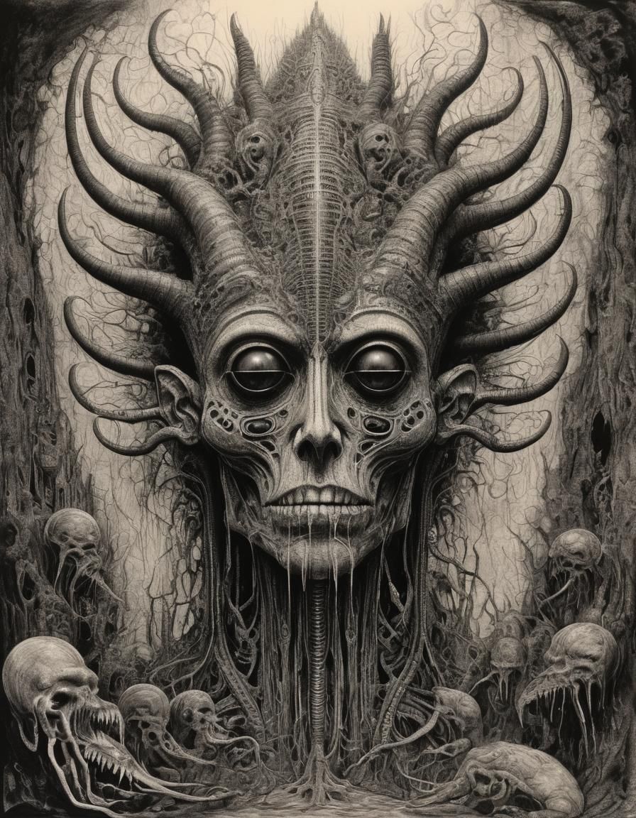 Surreal Fantasy Drawing by Mystic Otto Rapp