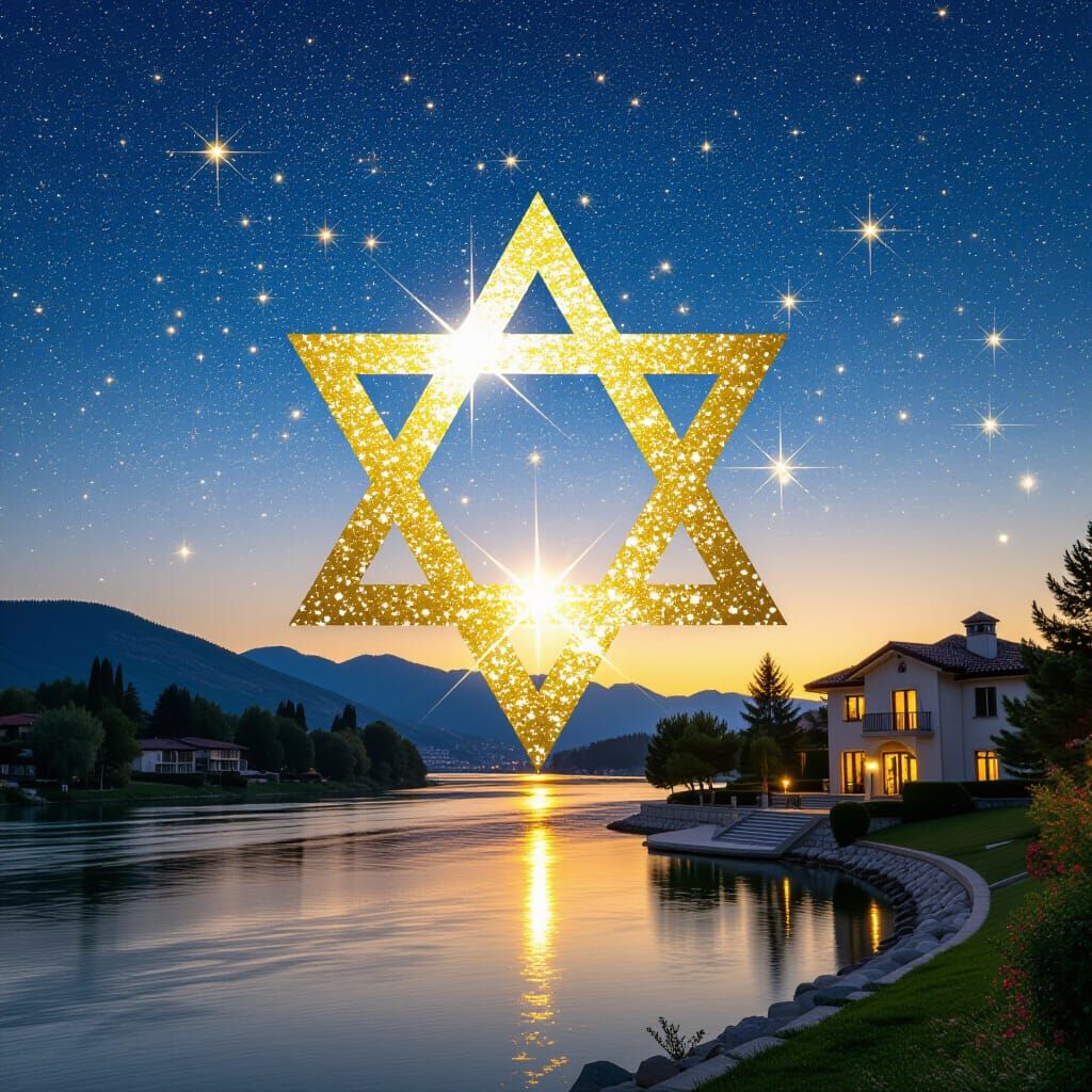 Star of David Portal of Gold and Silver