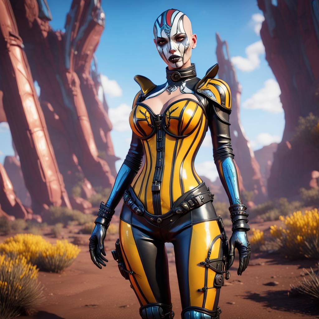 Maya Borderlands 3 in Latex Catsuit