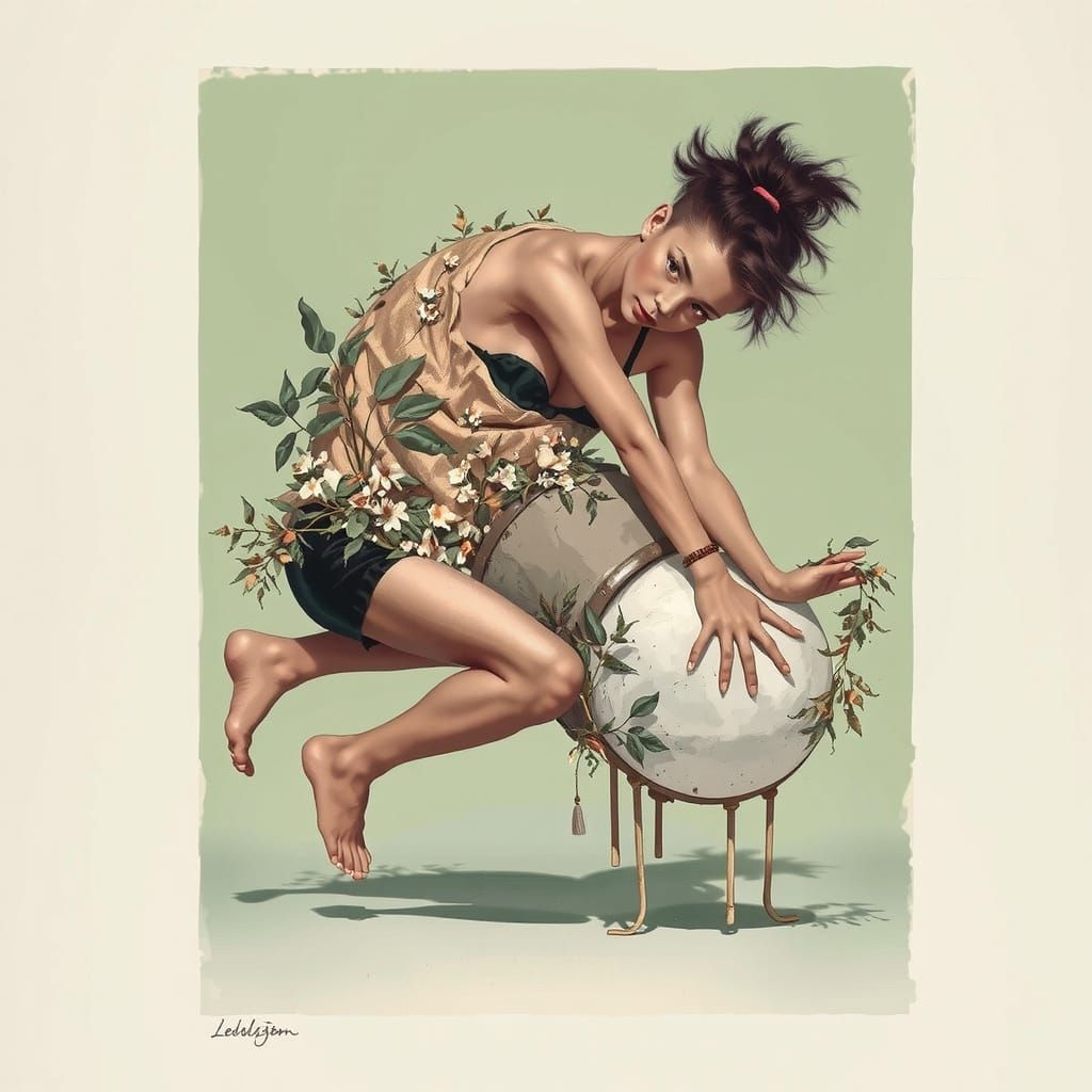 Girl in Helmet Discovers New World in Whimsical, Qajar-Inspi...