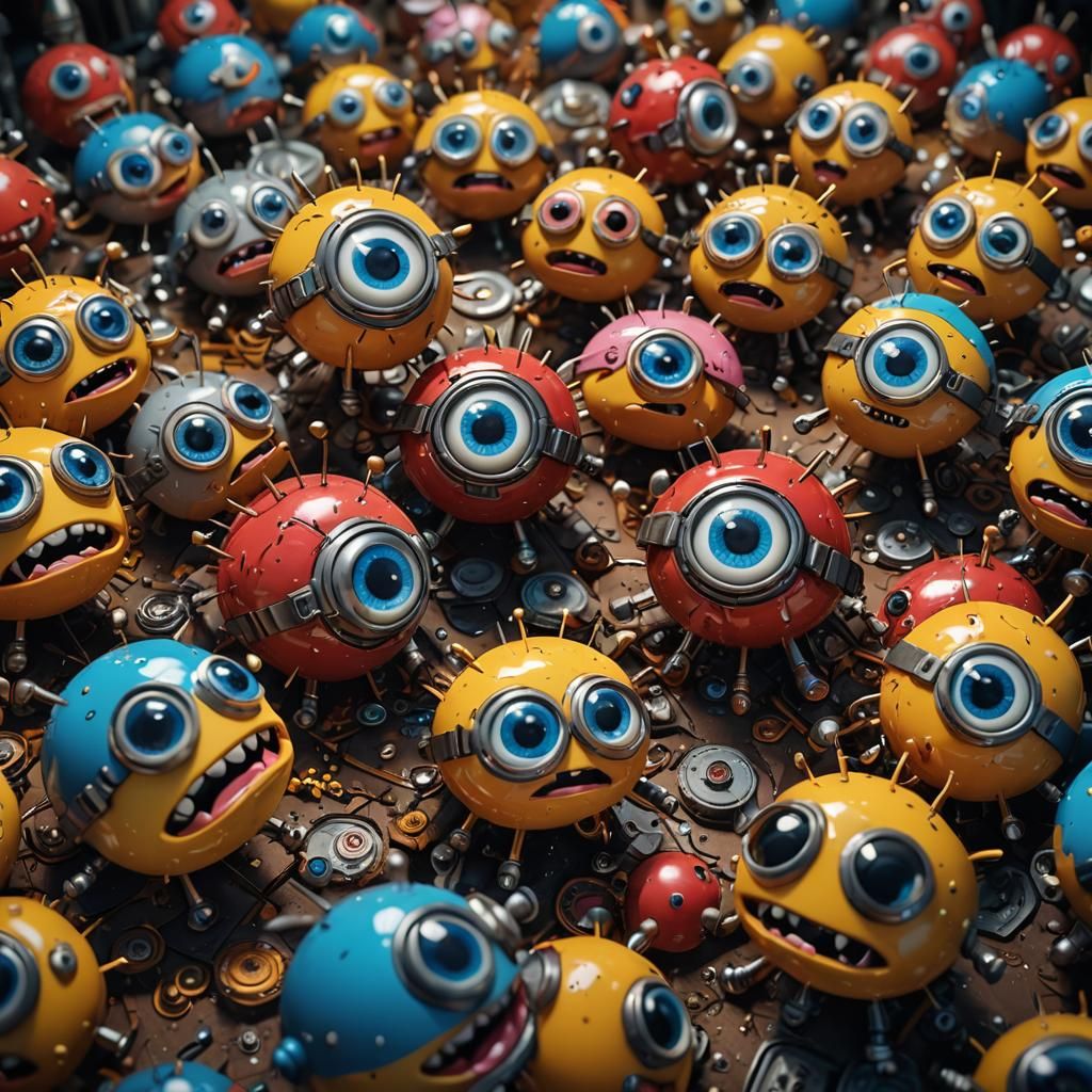 Toaster War: 3D Animated Googly-Eyed Appliances