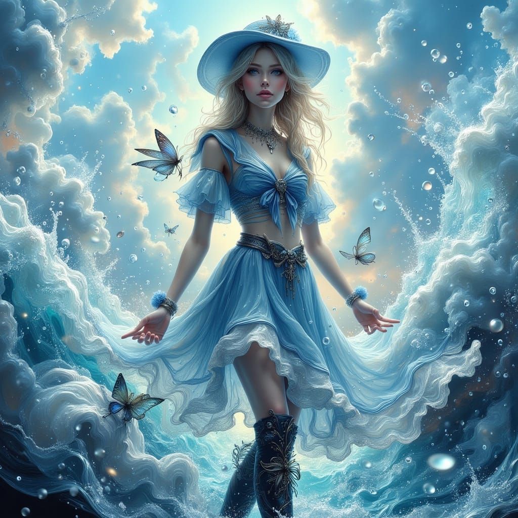 Sailor Maiden Embarks on Magical Oceanic Quest in Cyberpunk ...