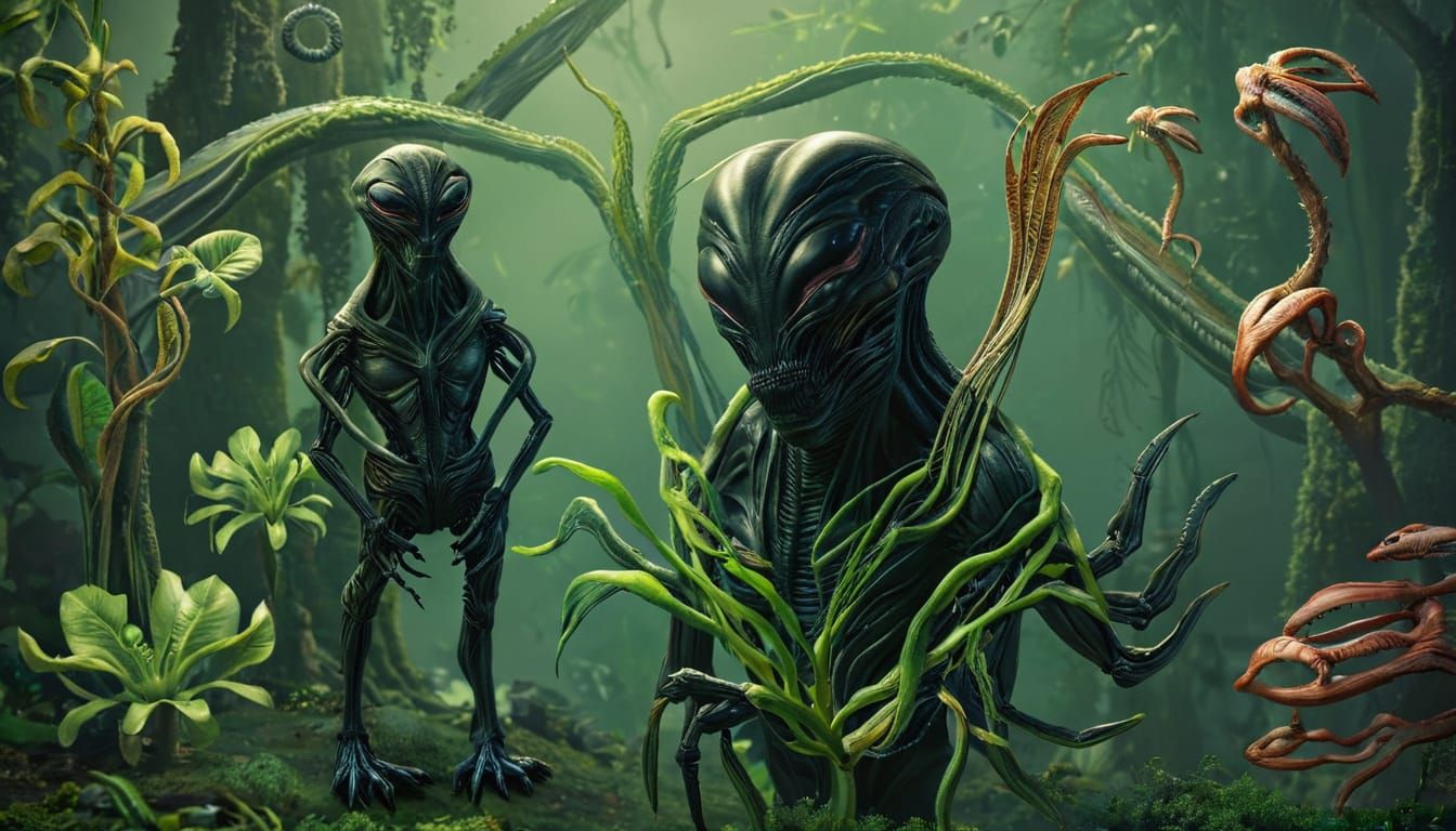 Alien Life Forms Thrive in Biodiverse Planet Habitat