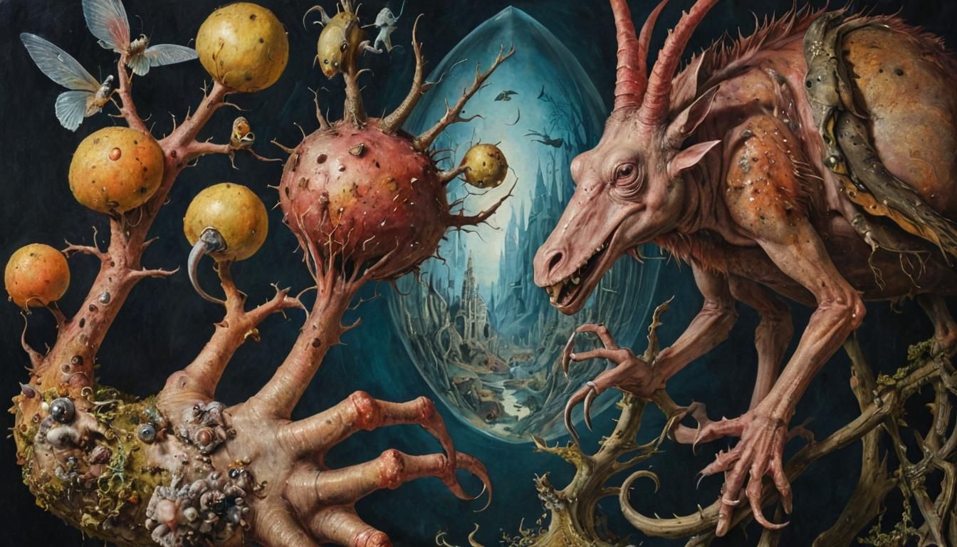 Artist's Inner Life: Alternate Reality Painting