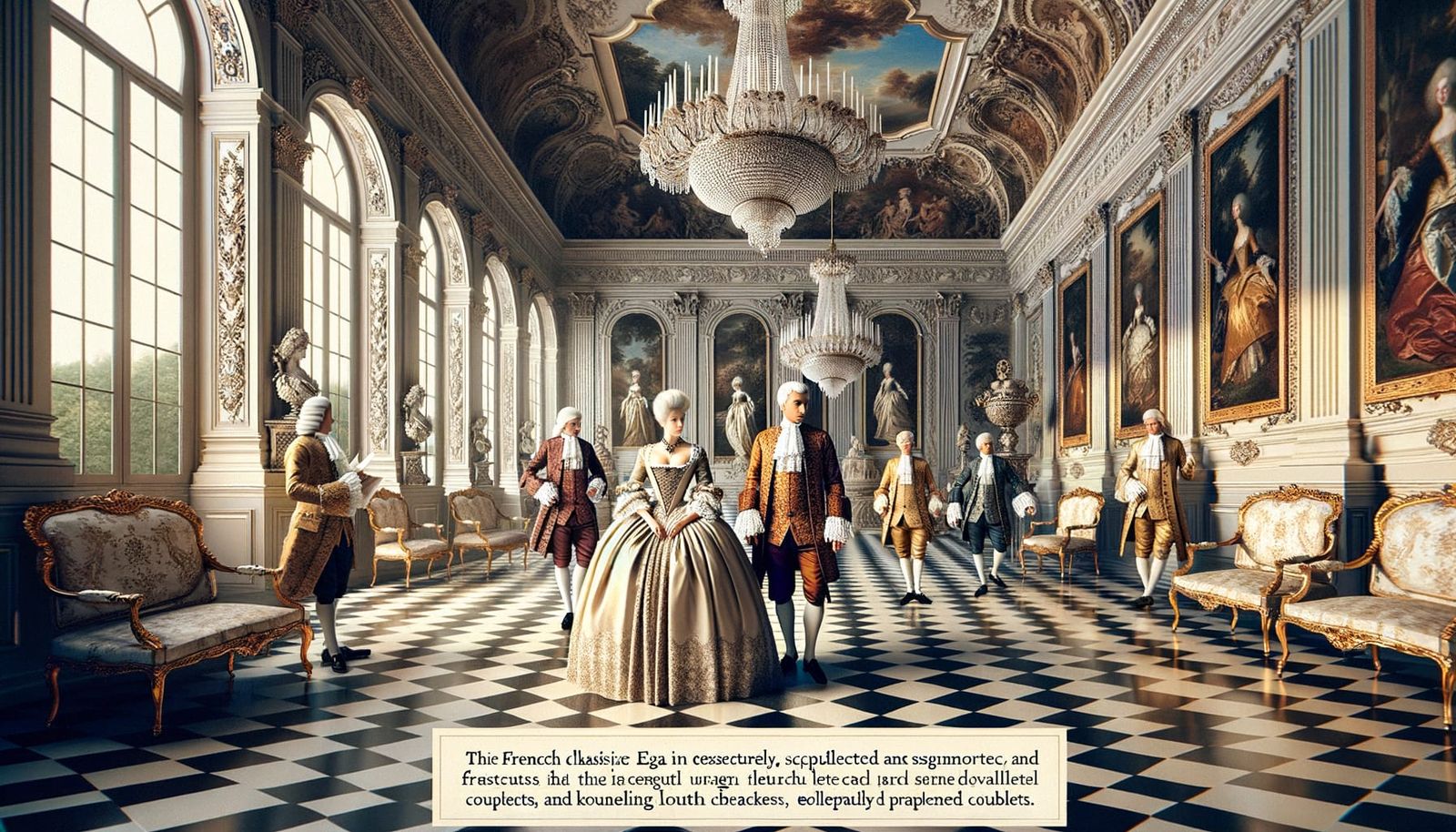Aristocrats in a Palace: French Classicism Era