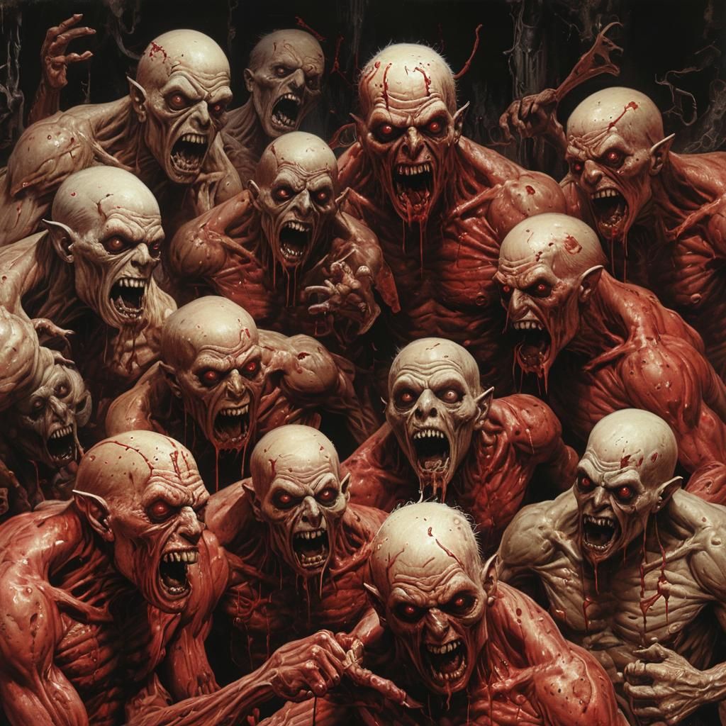 Vulgar tantrums fed on by parasitic, intoxicated ghouls with...