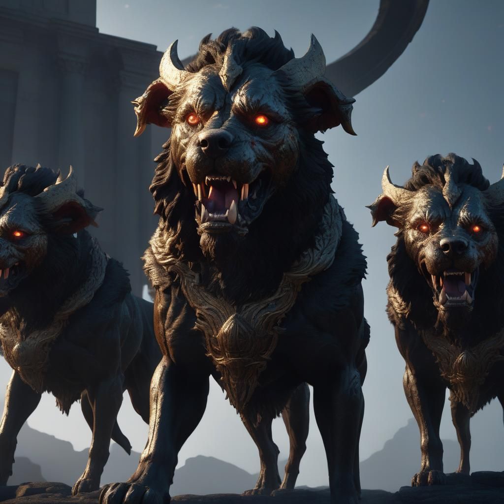 Hyperdetailed Cerberus Art in Unreal Engine 5
