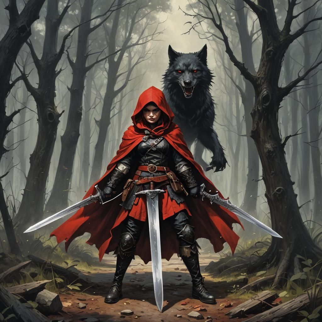 Gothic Hunter: Little Red Riding Hood with Sword
