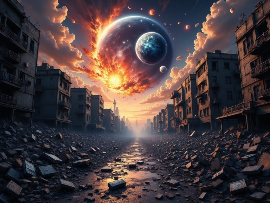 Earth Quakes as Planets Collide in Dystopian Apocalypse