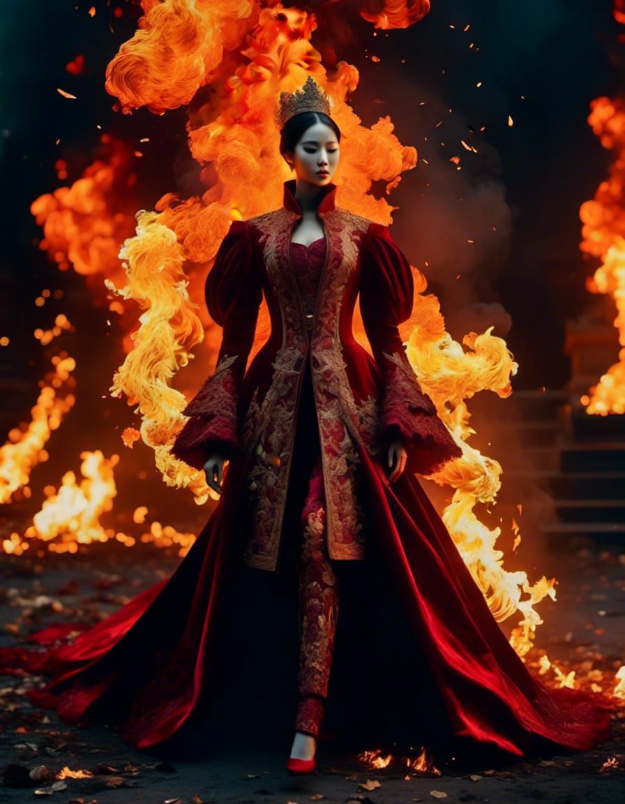 burning red queen