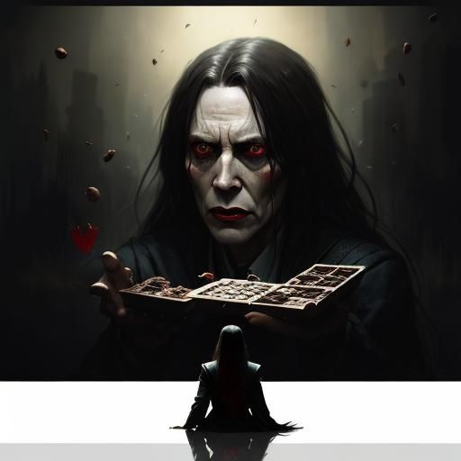 Sinister Box of Chocolates, Greg Rutkowski Style
