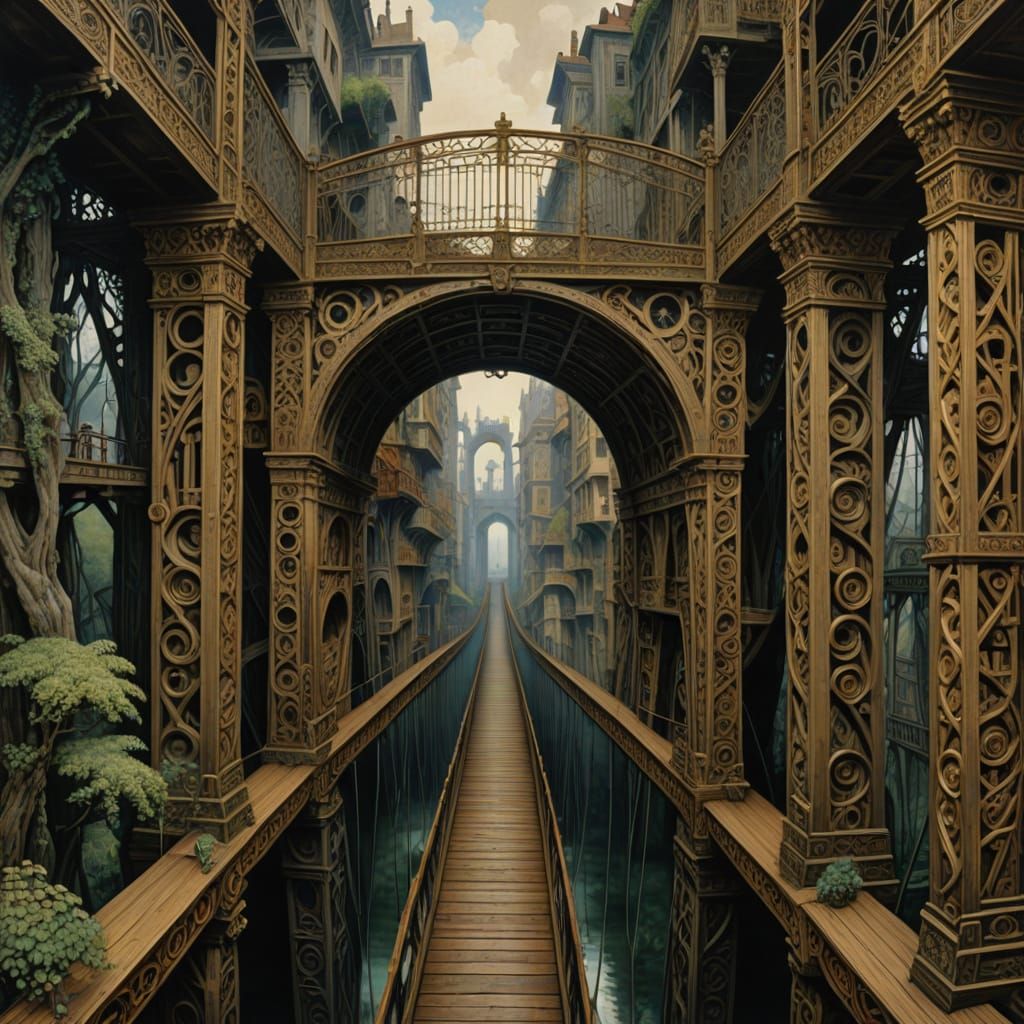 Suspended city