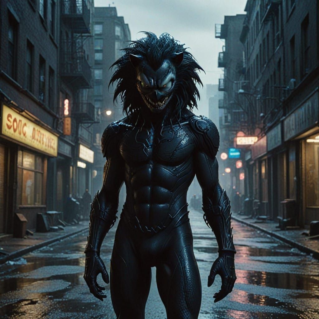 Sonic and Venom: Cinematic Heroes in Epic Battle