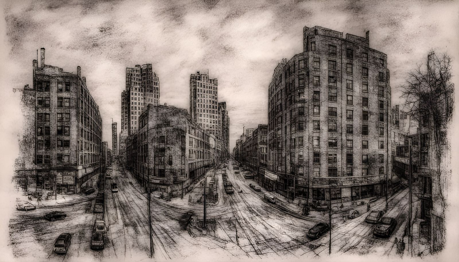 Eraserpunk: Charcoal Rendering