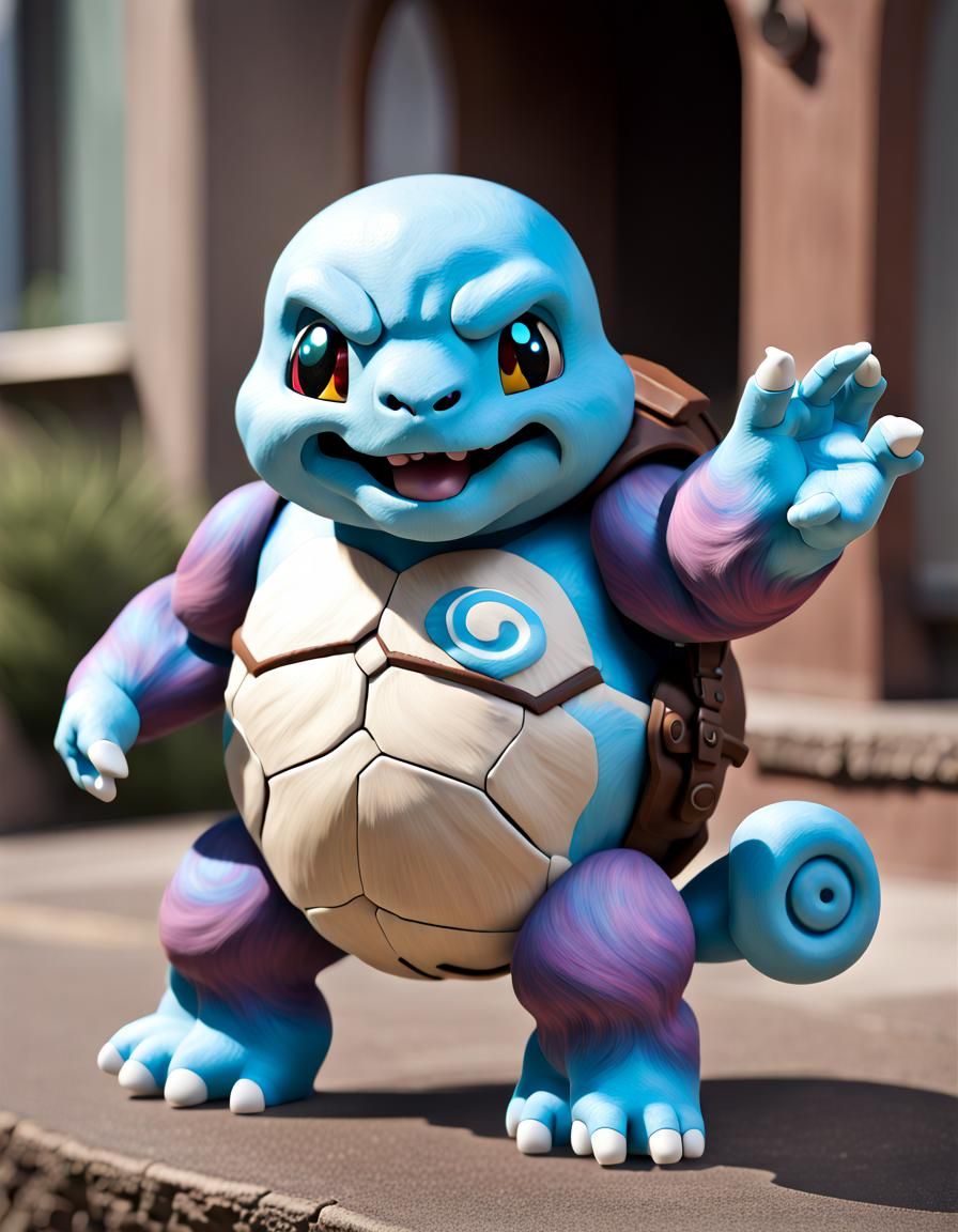 Dwarf Care Bear Duskull Squirtle Hybrid