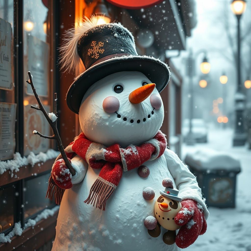 Frosty the snowman as a drug dealer