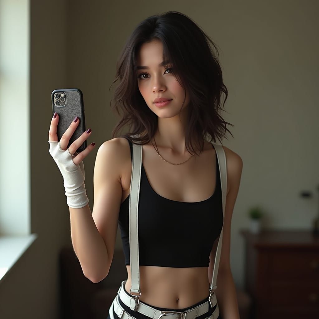 Tifa Lockhart Selfie: Final Fantasy VII Portrait