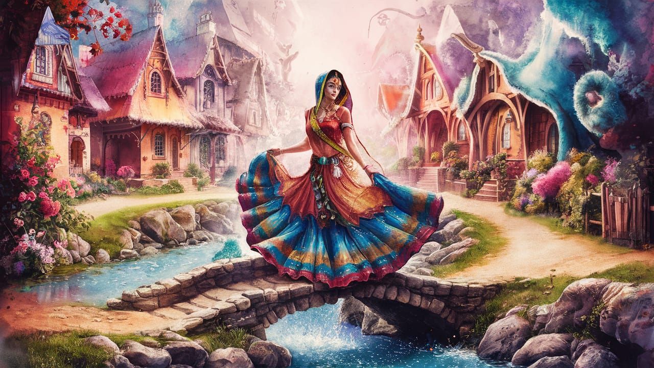 Mysterious Indian Woman