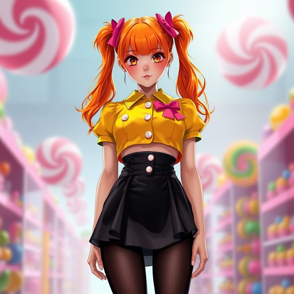 Vibrant Adult in Whimsical Wonderland