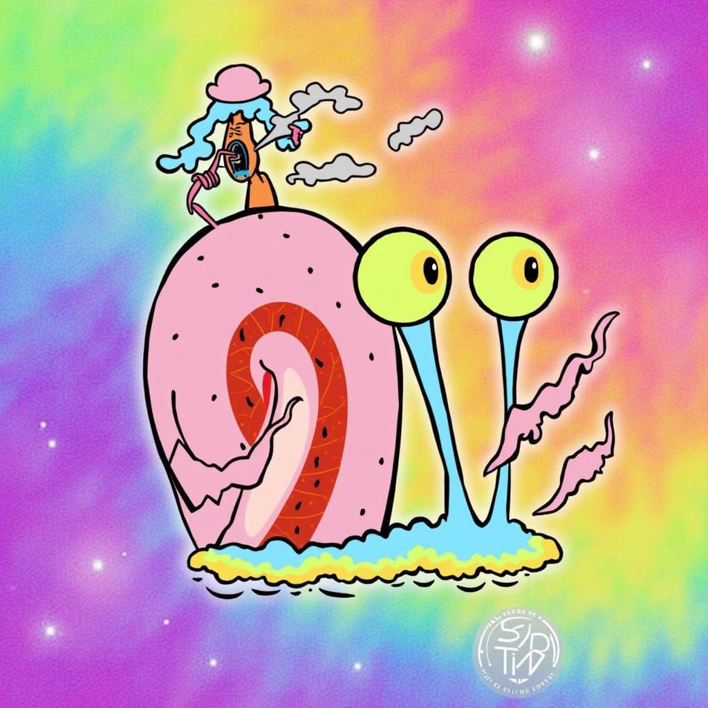 Psychedelic Portal Smoker in Surrealist Style