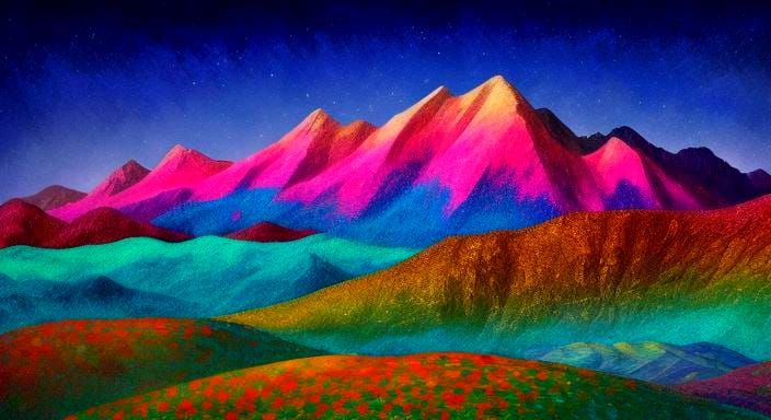 The Colorful Mountain Cliche Niche