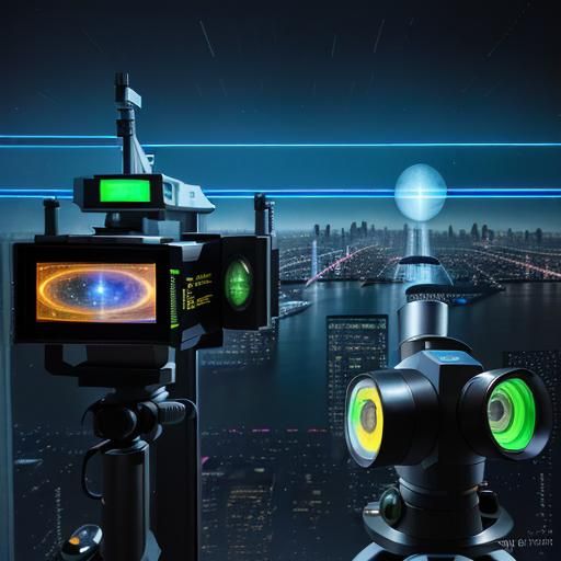 Vibrant Cinematic Night Cityscape in Hyperreal Style