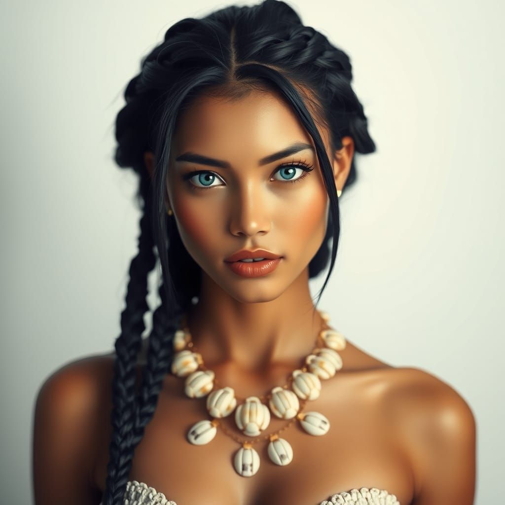 Polynesian Goddess in Ethereal Beauty