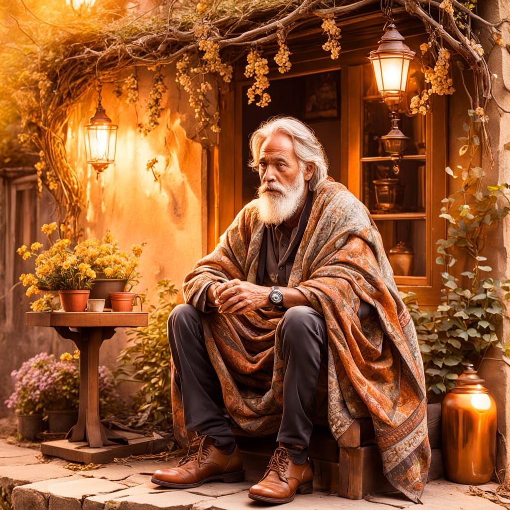 Old World Italian Morning in Earthy Tones