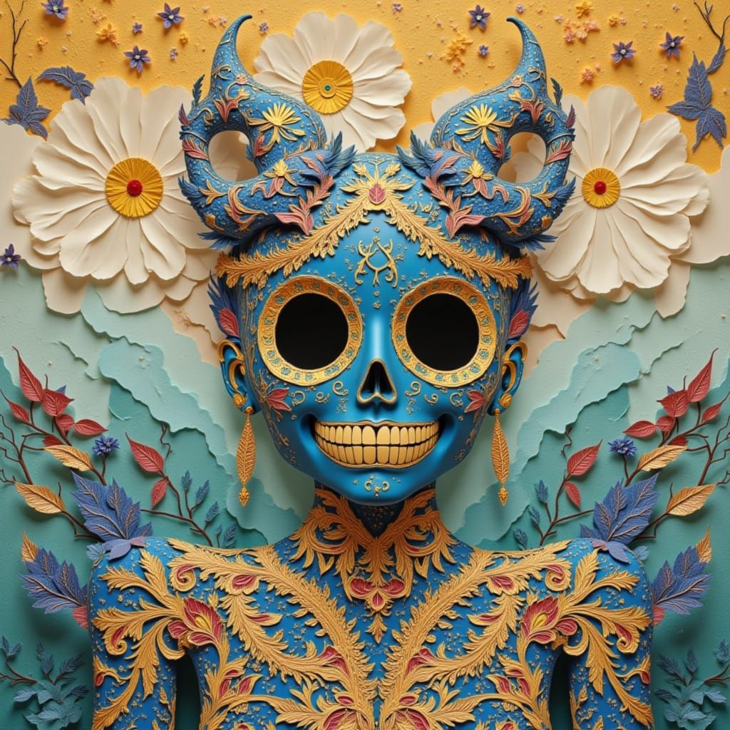 The Hard Goodbye in Paper Cut Style