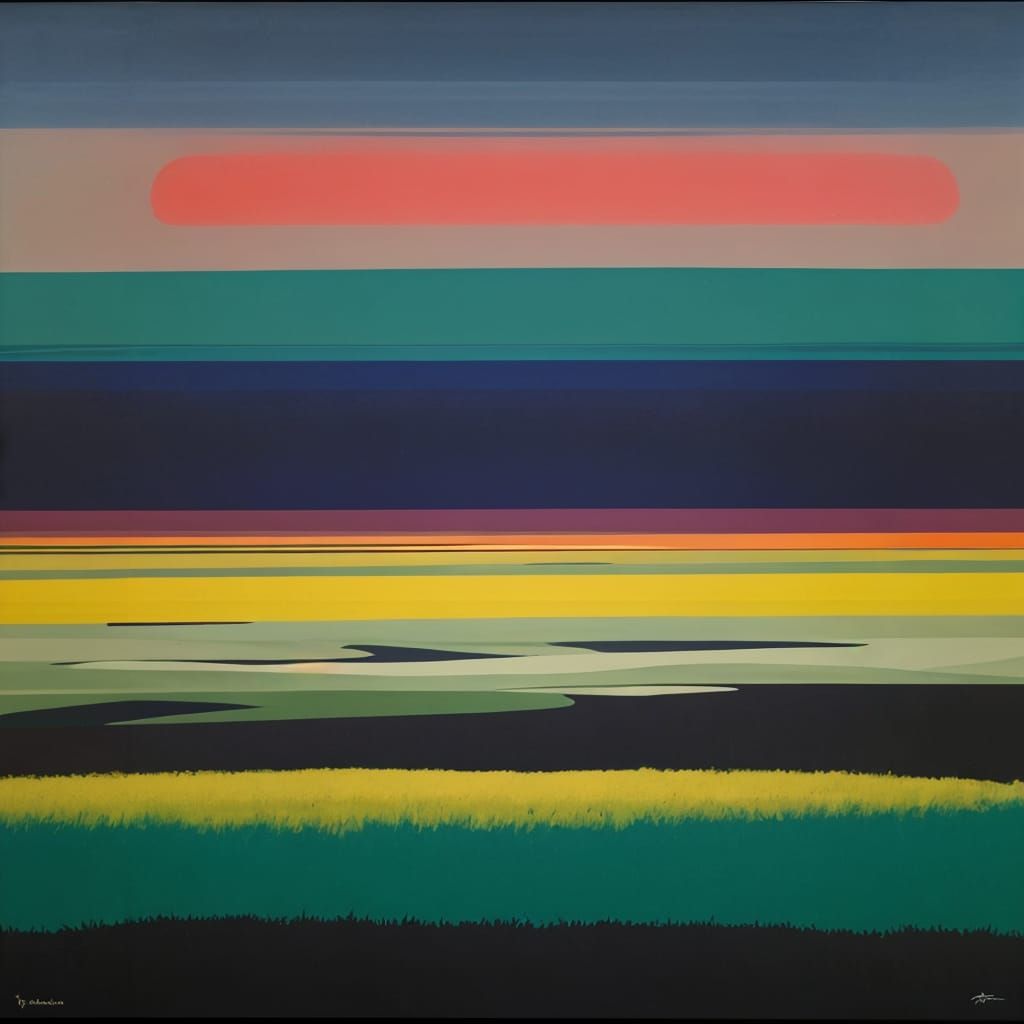 Magical Coastal Wonderland in Vibrant Colors