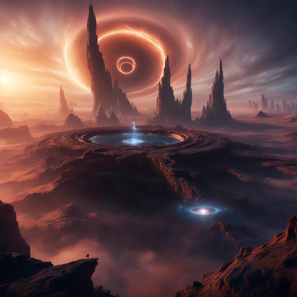 Detailed Black Hole in Deep Space