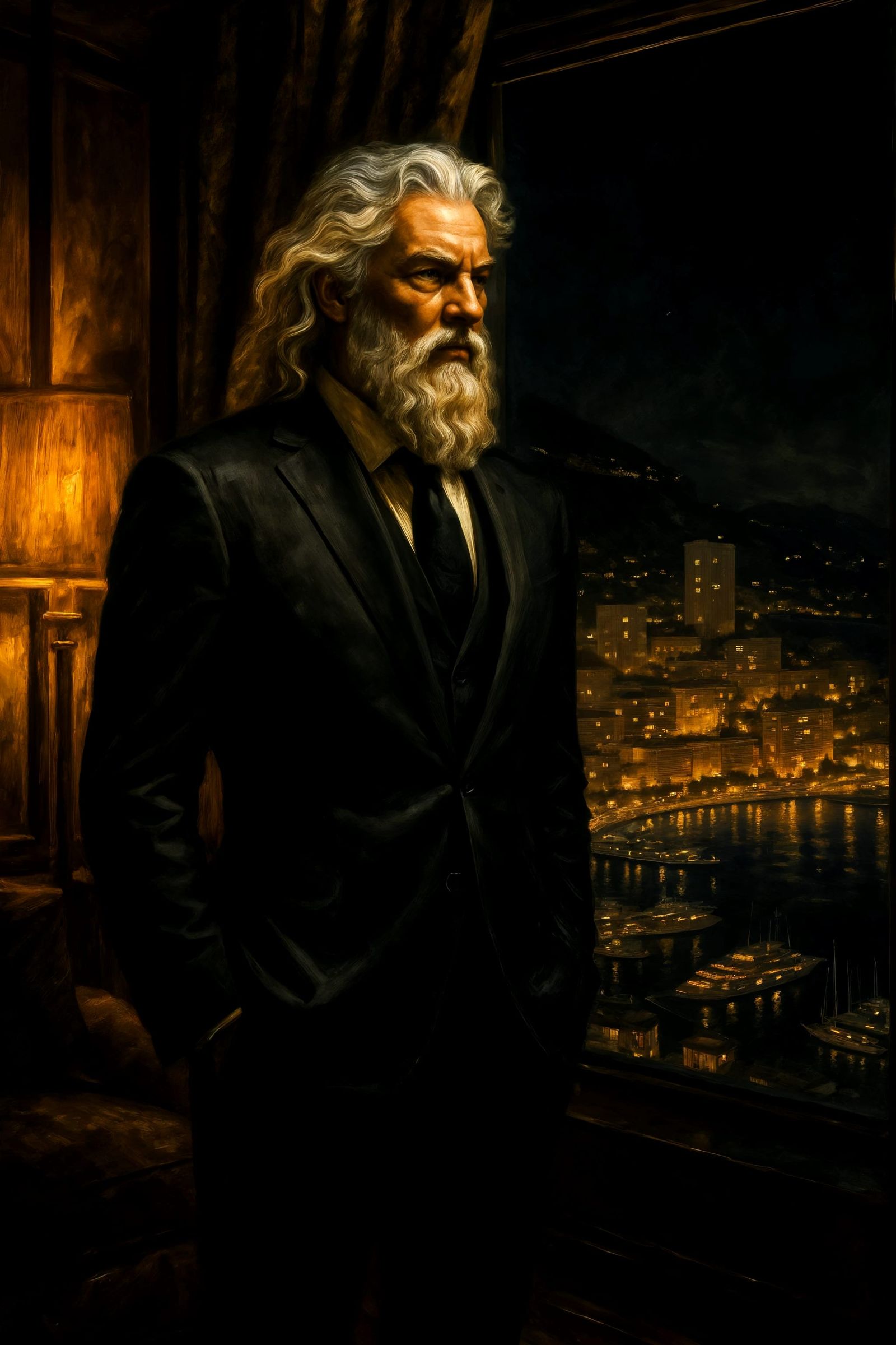 Zeus, Secret Player in Monte Carlo at Night