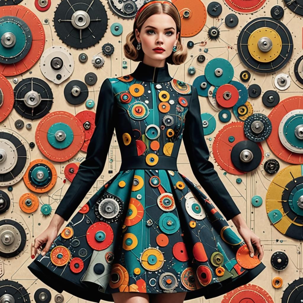 retrofuturism dress 1