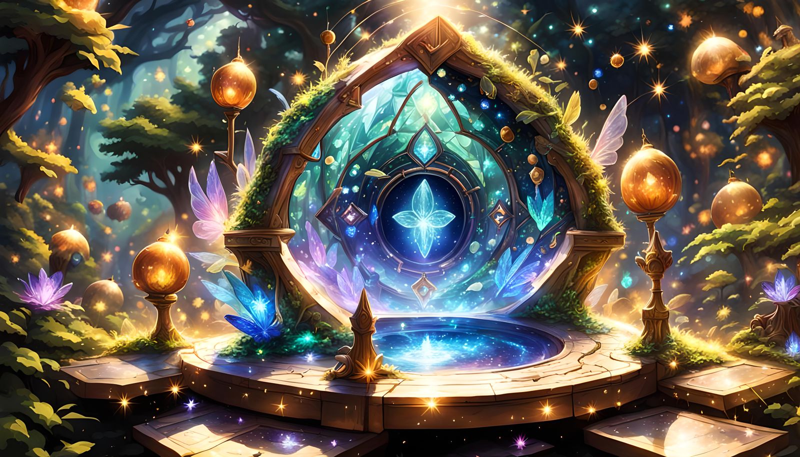 Sparkly portal to the feywild