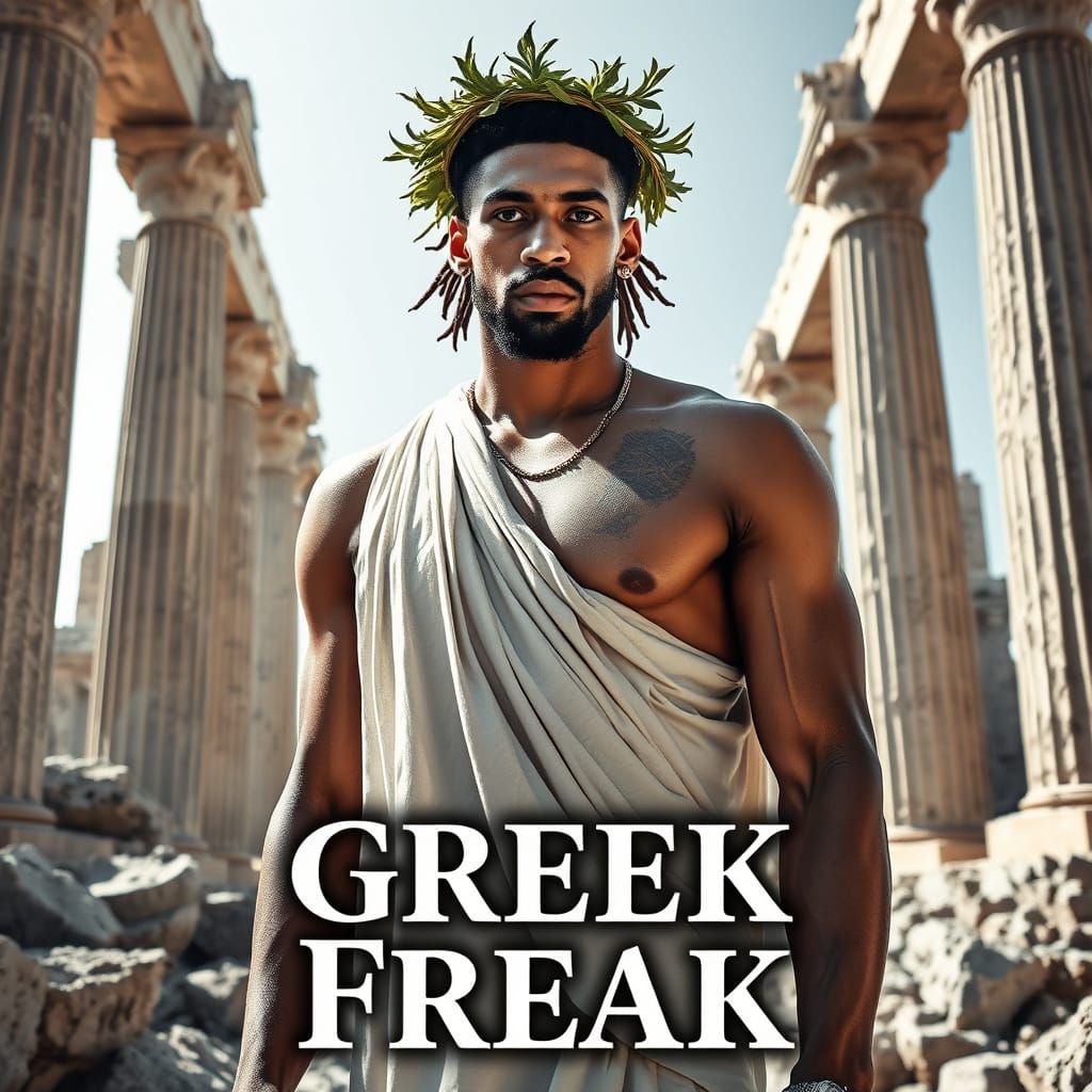 Greek God Giannis Antetokounmpo Triumphs Amidst Ancient Ruin...