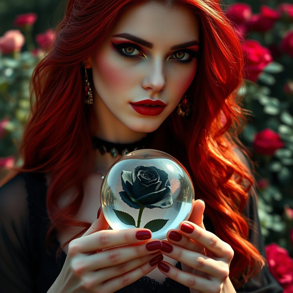 Goddess in a Rose Garden, Cinematic Film Still