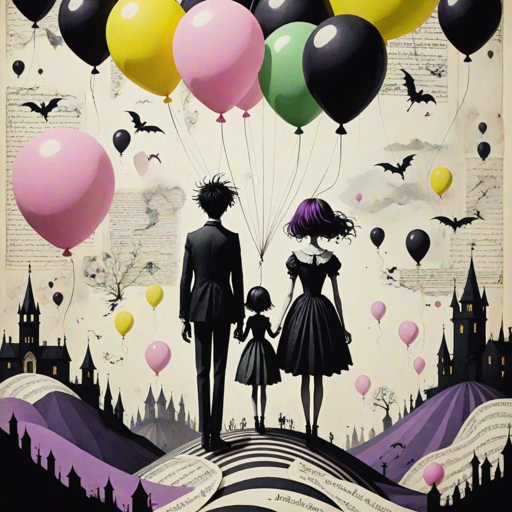 Ethereal Gothic Celebration of Melancholy in a Vintage Stop ...