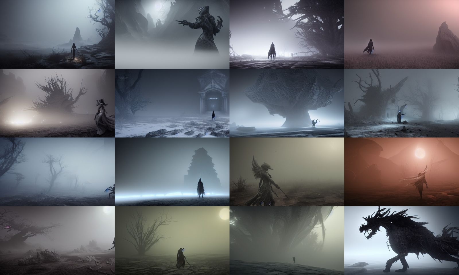 Haunting Wraith Hunts in Desolate Fog, Unreal Engine